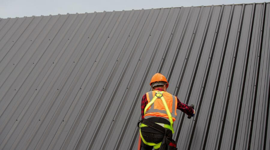 Professional metal roof installation services in Crescent, PA